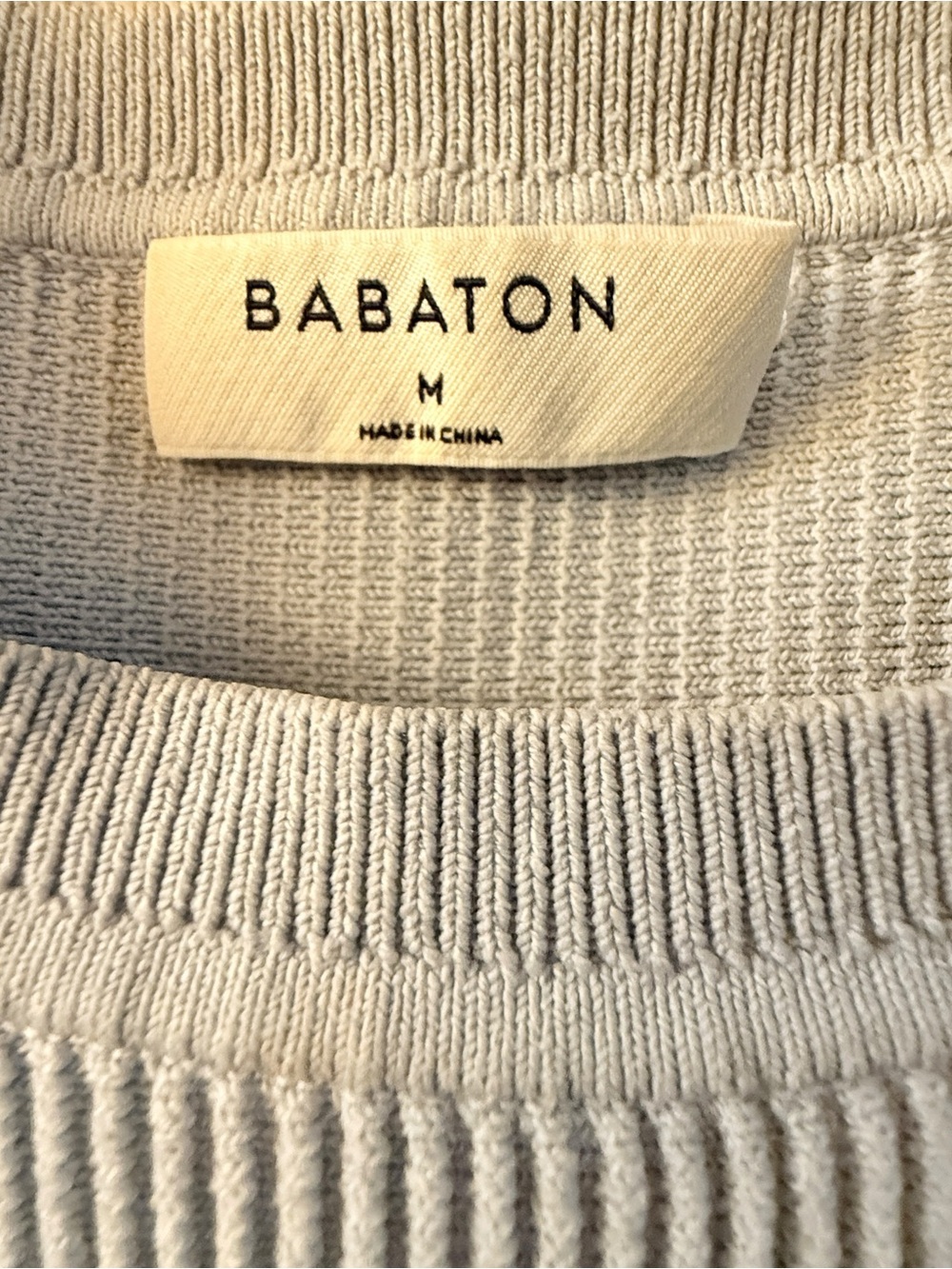 Babaton Ribbed Cream Cropped Tank - Picture 2 of 2